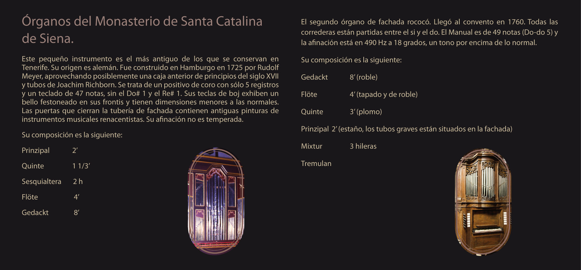 La Laguna - Órganos del Monasterio de Santa Catalina de Siena