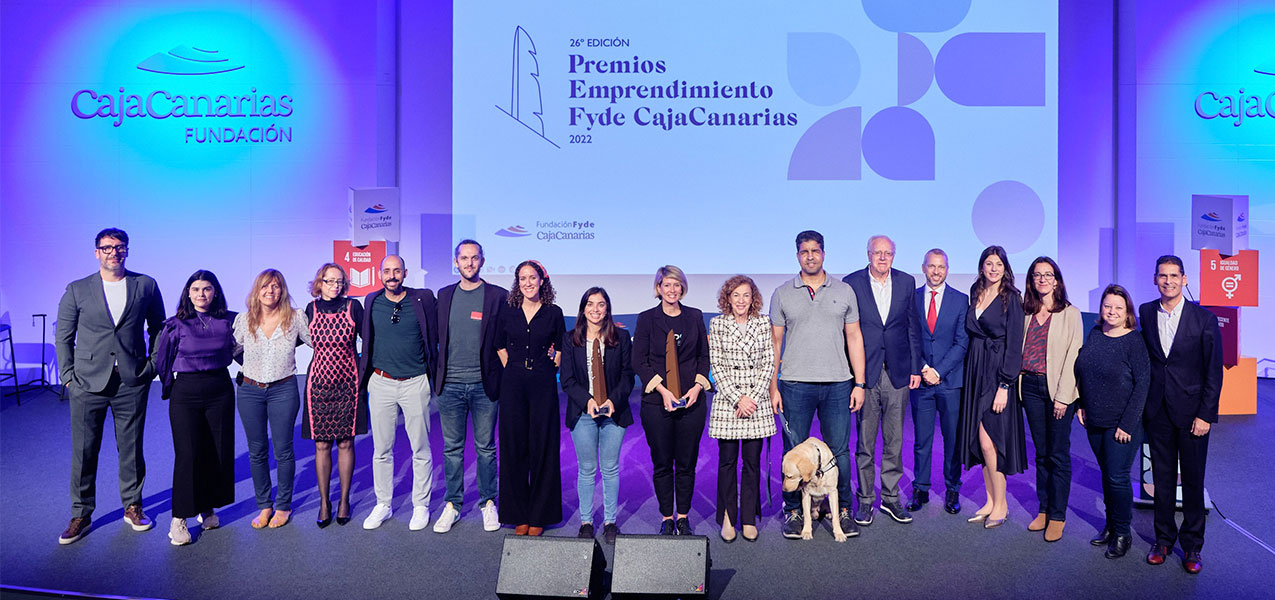 La Fundación Fyde CajaCanarias entrega sus Premios Emprendimiento 2022
