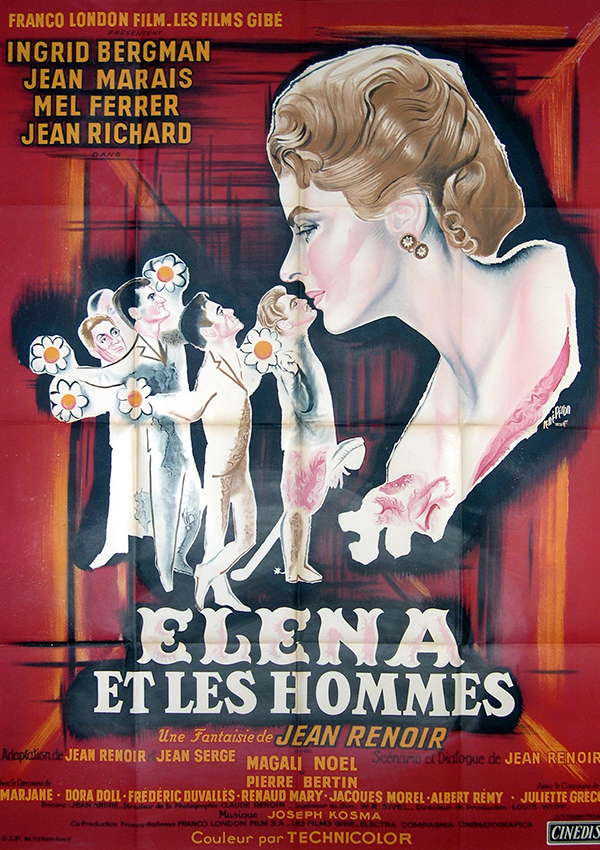 Elena y Los Hombres (Elena et les hommes, Francia, 1956), de Jean Renoir