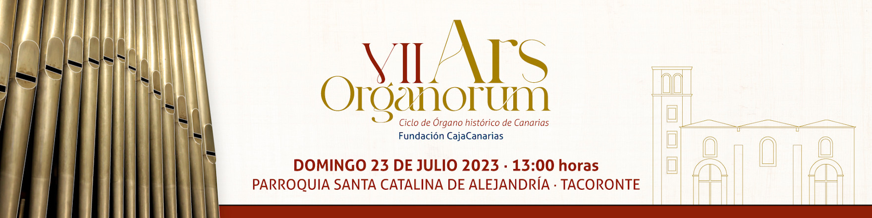 Conciertos - Ars Organorum - Tacoronte - 23 de julio