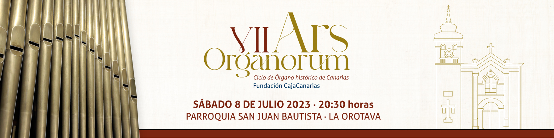 Conciertos - Ars Organorum - La Orotava - 8 de julio