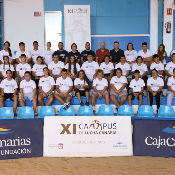 La Fundación CajaCanarias inaugura el segundo turno de su Campus de Lucha Canaria 2023