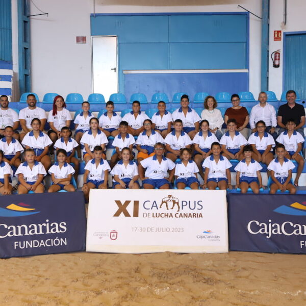 La Fundación CajaCanarias inaugura su Campus de Lucha Canaria 2023