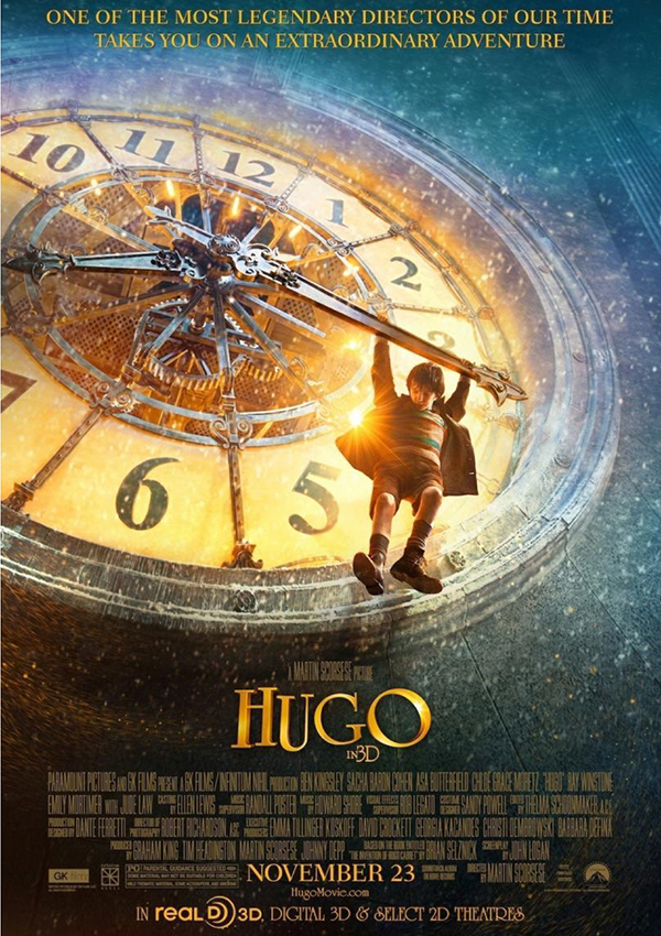Cartel película "La invención de Hugo"