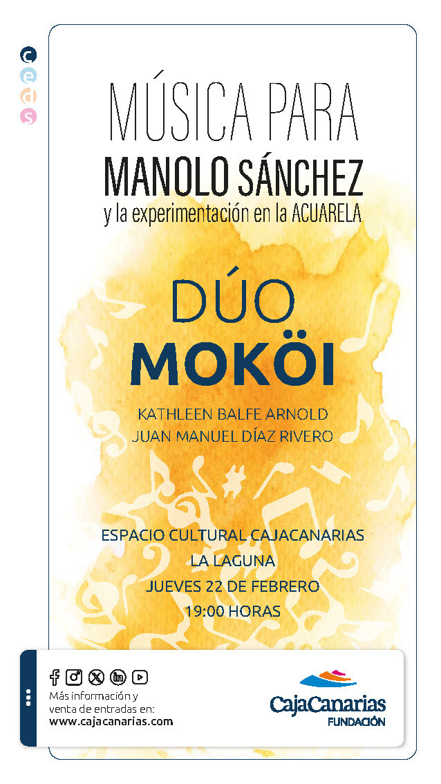 Concierto Manolo Sánchez - Programa