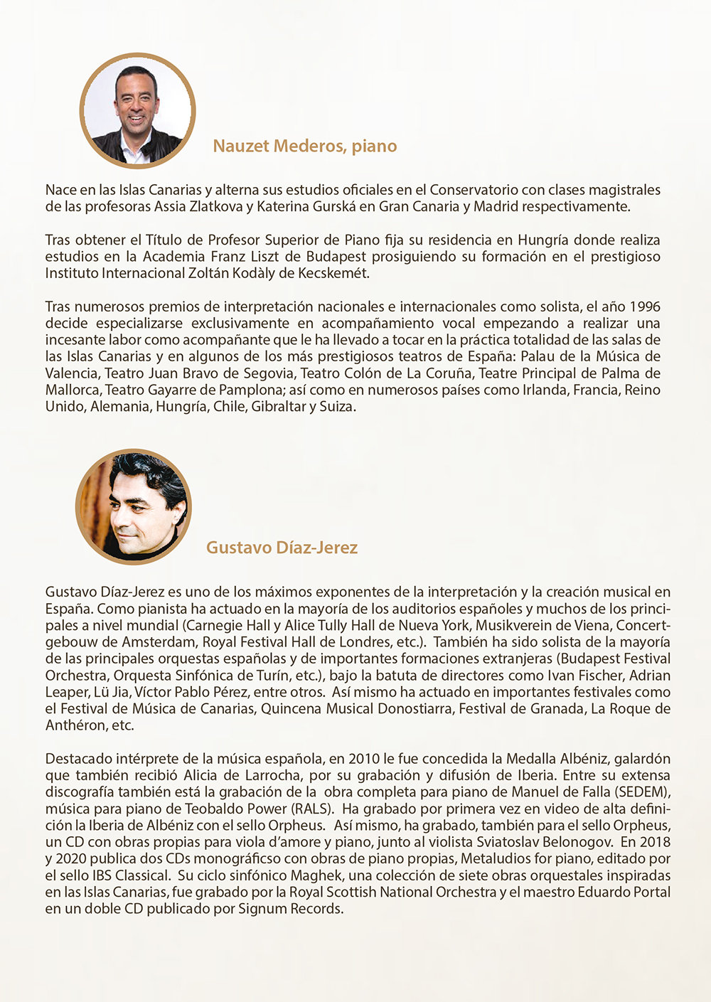 Programa - Homenaje a Guillermo García Alcalde - 09