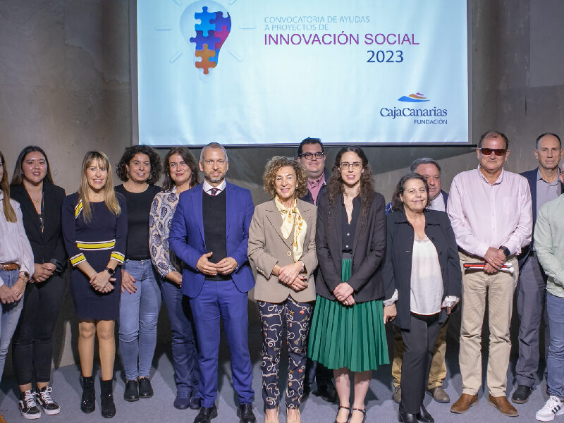 La Fundación CajaCanarias presenta la resolución de su Convocatoria de Ayudas a Proyectos de Innovación Social 2023
