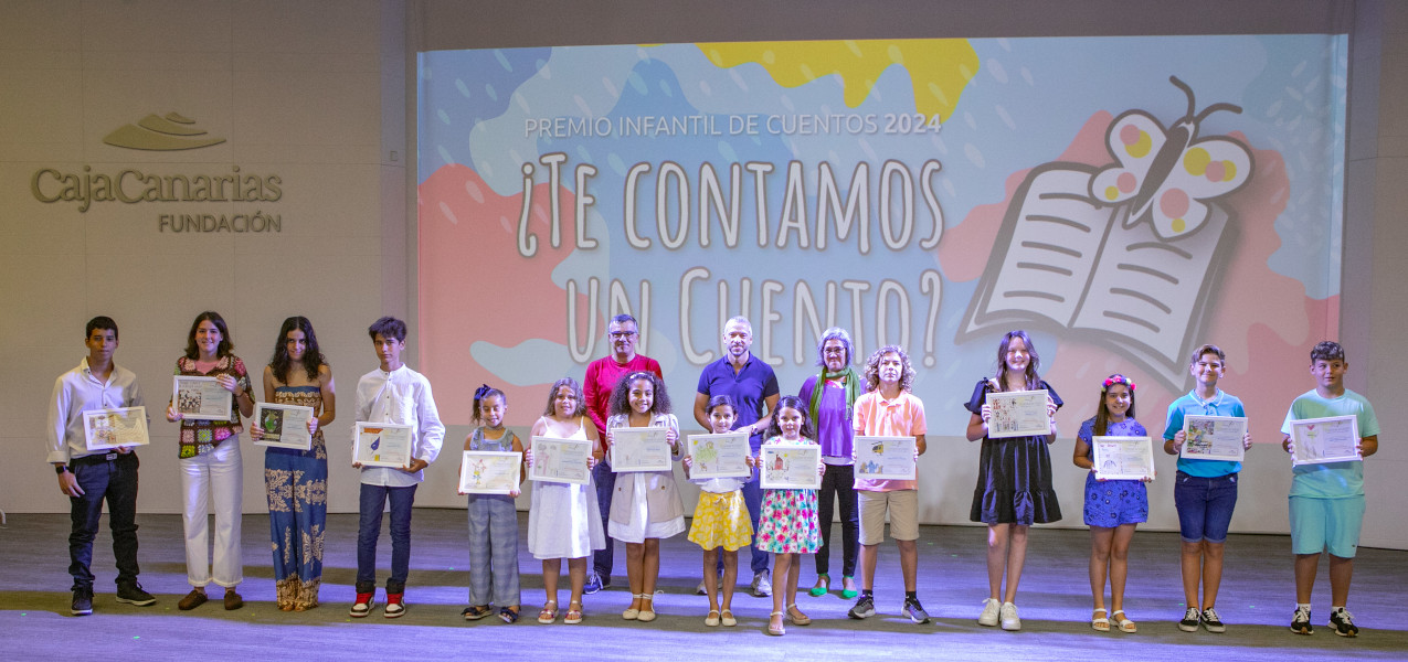 La Fundación CajaCanarias entrega los galardones de su Premio Infantil de Cuentos 2024