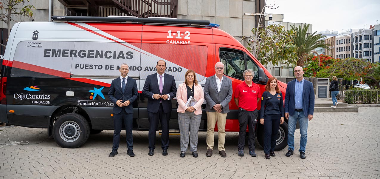 El Gobierno de Canarias incorpora un nuevo Puesto de Mando Avanzado (PMA) móvil para emergencias