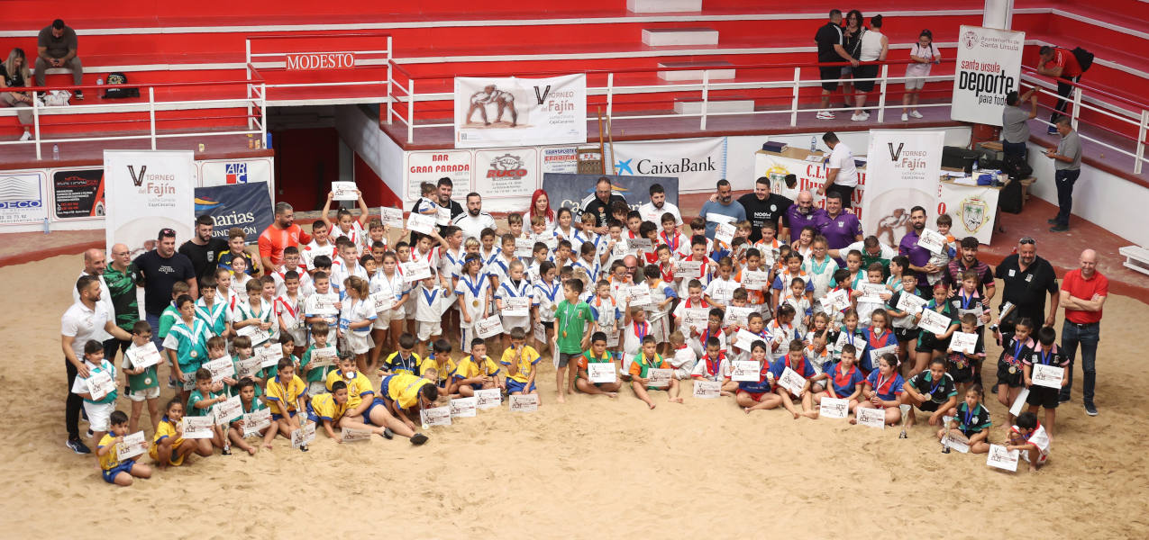 V Torneo del Fajín de Lucha Canaria Prebenjamines - Benjamines