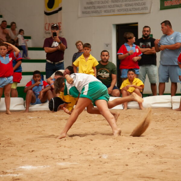 Final del V Torneo del Fajín de Lucha Canaria Fundación CajaCanarias