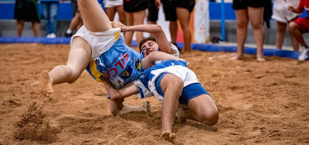 Final del V Torneo del Fajín de Lucha Canaria Fundación CajaCanarias