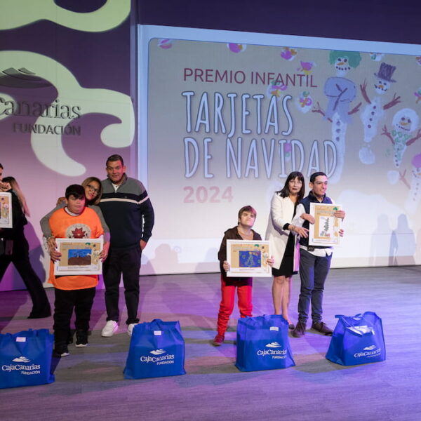 Gala de entrega de premios del Concurso de Tarjetas de Navidad CajaCanarias 2024