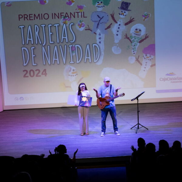 Gala de entrega de premios del Concurso de Tarjetas de Navidad CajaCanarias 2024