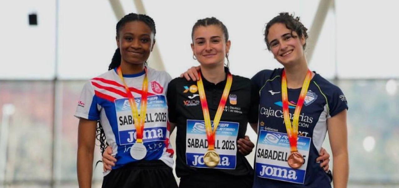 Un oro, una plata, un bronce y dos récords regionales para el Tenerife CajaCanarias en el Nacional Sub23 Short Track